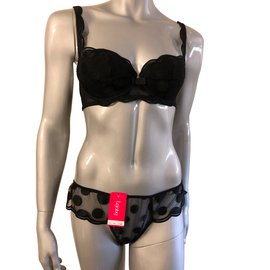 Set Reggiseno e Perizoma Lejaby Nero - Autre Marque