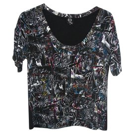 Top de seda estampado McQ Alexander McQueen multicolor - Mcq