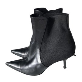 Stivaletti Dolce & Gabbana in pelle nera
