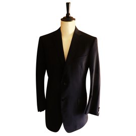 Ermenegildo Zegna black wool jacket size 50