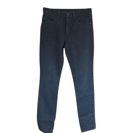 Vaqueros Pitillo Negros Helmut Lang Tiro Alto