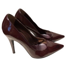 Sergio Rossi Godiva Pumps Bordeaux Lackleder
