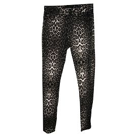 The Kooples Sport Leo Stretchjeans Leopardenmuster Denim