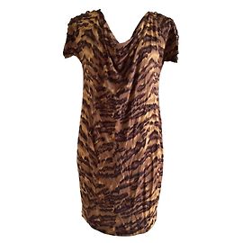 Diane Von Furstenberg Gorro Seidenkleid Leopardenmuster