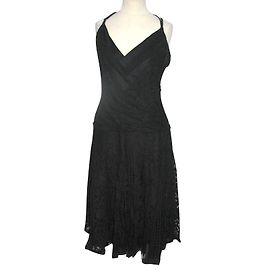 Abito in pizzo Strenesse Gabriele Strehle nero in cotone