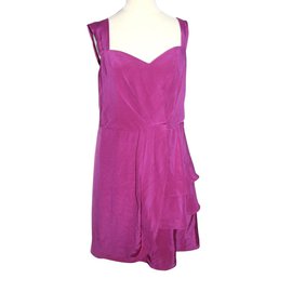 Temperley London Seidenkleid Rosa
