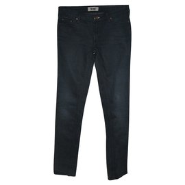 Acne Kex Thunder Skinny Jeans Denim Blau