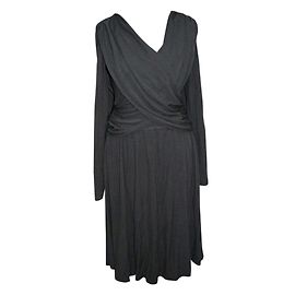 Halston Heritage Kleid aus grauer Viskose