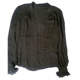 Camicetta di seta Barbara Bui Khaki