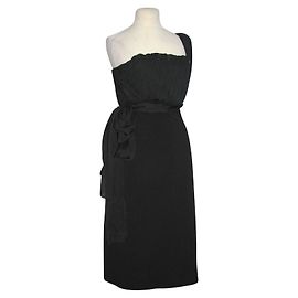 Philosophy Di Alberta Ferretti Ein Kleid aus Seide mit Schultern