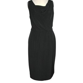 Schwarzes Lk Bennett Kleid aus Triacetat
