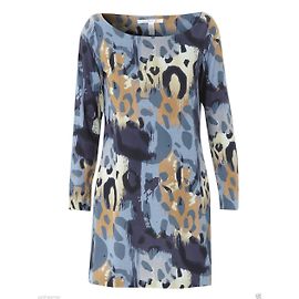 Diane Von Furstenberg Stampa di carta di ghepardo vestito di seta Tacita