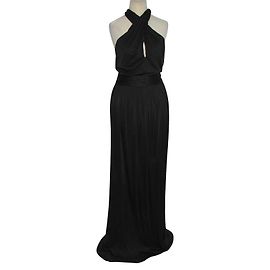 Halston Heritage Vestido de noite de gola