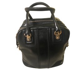 Borsa a mano in pelle nera Dolce & Gabbana