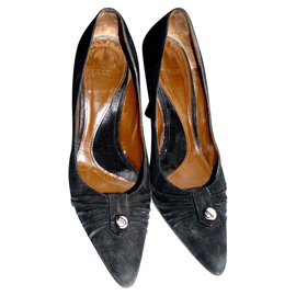 Bally Pumps aus Wildleder Schwarz