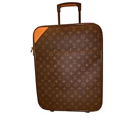 Louis Vuitton Travel Bag Dark Brown Leather