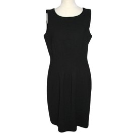 Hobbs Schwarzes Wollkleid