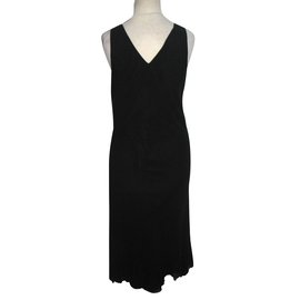 Hobbs Seidenkleid Schwarz mit grauen Punkten