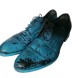 Fratelli Rosseti Scarpe stringate in pelle blu