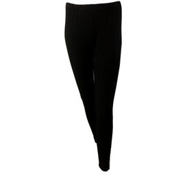 Autre Marque Leggings de algodón negros T42FR