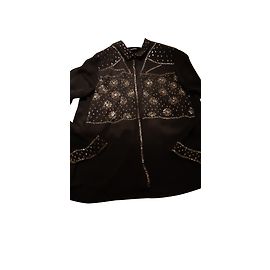 The Kooples Schwarzes Baumwollhemd M