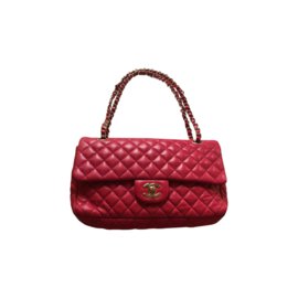 Borsa Chanel Timeless Flap Rosa in Pelle