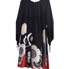 Abito in seta Victoria Couture Nero