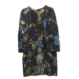 Vestido déco estampado - Marni