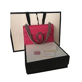 Gucci Dionysus Lederhandtasche Rosa