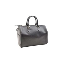 Louis Vuitton Speedy 25 borsa a mano epi nera