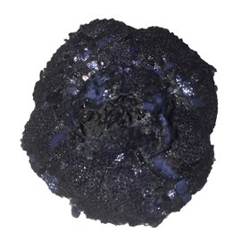 Spilla Chanel grigio scuro blu navy