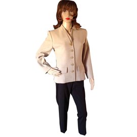 BLAZER BEIGE COL V CHYC - Yves Saint Laurent