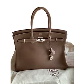 Autre Marque Hermès Birkin 35 in pelle Togo color Etoupe