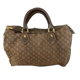 Louis Vuitton Speedy 30 Mini in lino marrone