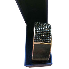 Bracciale Swarovski Nero Metallo