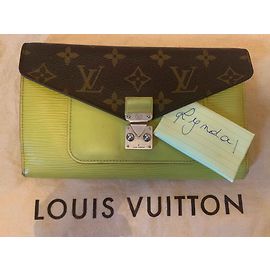 Portafoglio Louis Vuitton Marie Rose Verde