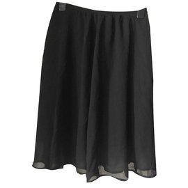 Falda de crepé negra Isabel Marant