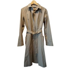 Irene Van Ryb Blusenkleid Beige Baumwolle