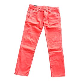 Jeans Cropped Glam Dsquared2 Coral Denim