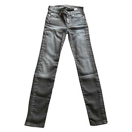 7 For All Mankind Jeans Slim Negros Denim Talla 26