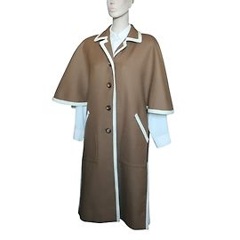 Autre Marque Abrigo de lana Martine Garber Caramelo