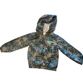 Chaqueta cortavientos con capucha GUESS Verde Oscuro 3 años