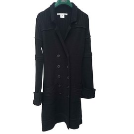 Diane Von Furstenberg Strickjacke aus Wolle schwarz