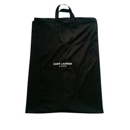 Valigetta Saint Laurent Travel House Nera in Cotone