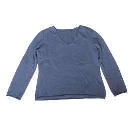 Kaschmir Pullover mit V-Ausschnitt braun - Autre Marque