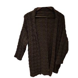 Maje Weste aus Mohair Dunkelblau