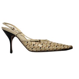 Slipback Prada in pelle intrecciata