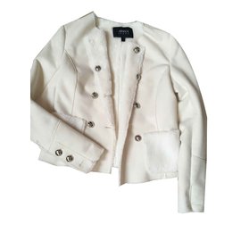 Giacca in pelliccia sintetica Armani Beige