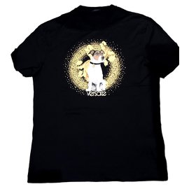Maglietta Gianni Versace Audrey Capsule Nera in Cotone