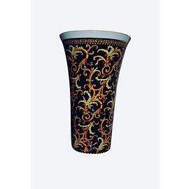 Gianni Versace Barrocco Vase Black Golden